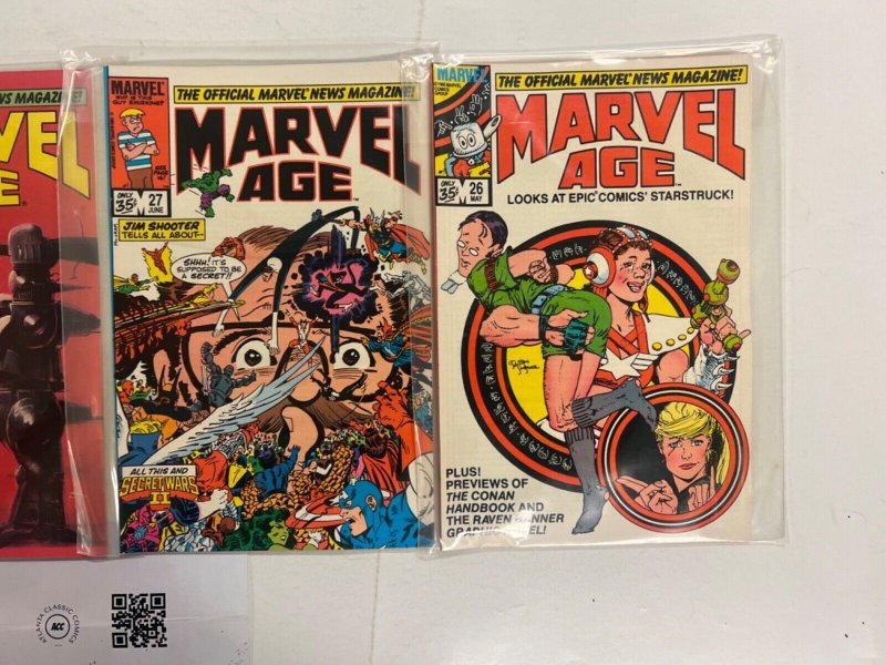 4 Marvel Age Marvel Comic Books # 26 27 28 29 Avengers Thor Wolverine 79 JS54