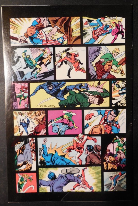 The Mighty Crusaders #1 (1983) Buckler Cover and art