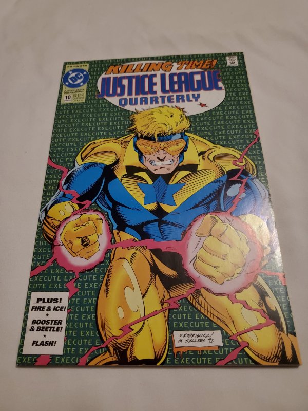 Justice League Quarterly 10 Very Fine/Near Mint Cover by Dan Rodriguez