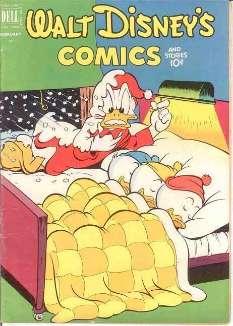 WALT DISNEYS COMICS & STORIES 137 VG-F  Feb. 1952 COMICS BOOK