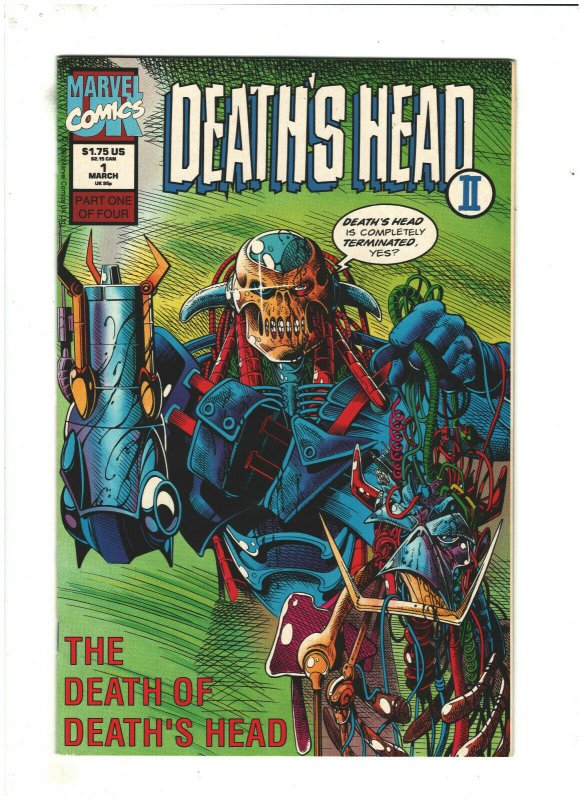 Death's Head II #1 NM- 9.2 Marvel UK Comics 1992