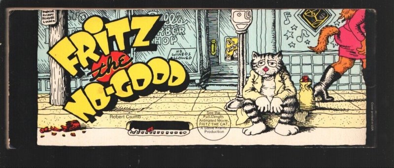 Fritz the No-Good #730 1972-Robert Crum art-Fritz the Cat-Size is about 10 3/...