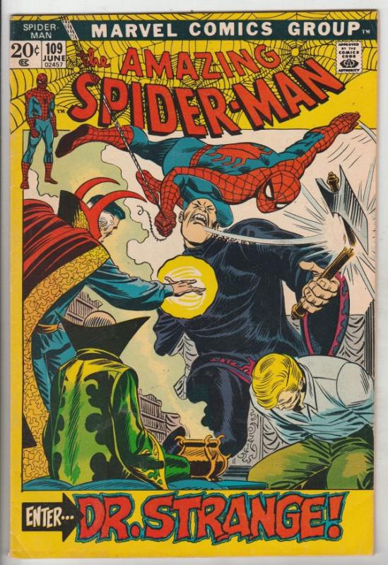 Amazing Spider-Man #109 (May-72) VF+ High-Grade Spider-Man