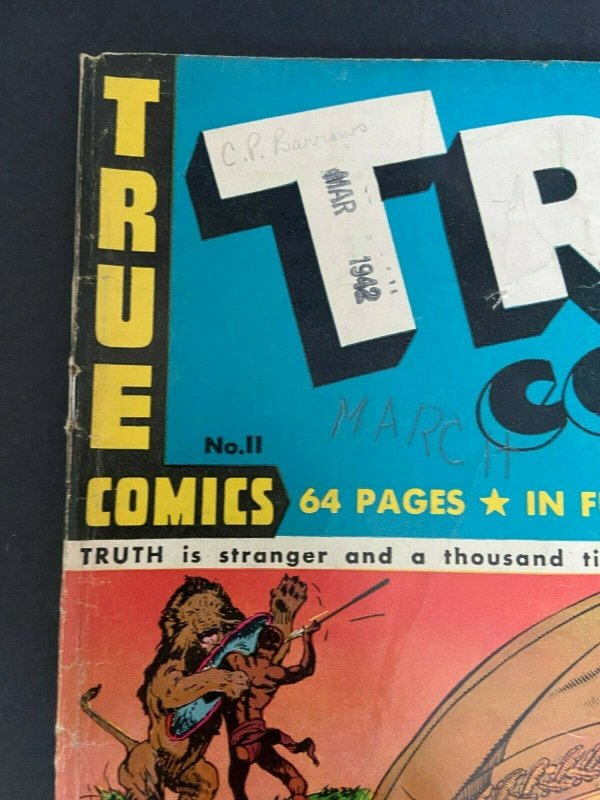 True Comics 11 VG-/VG (True Comics Press Apr. 1942)