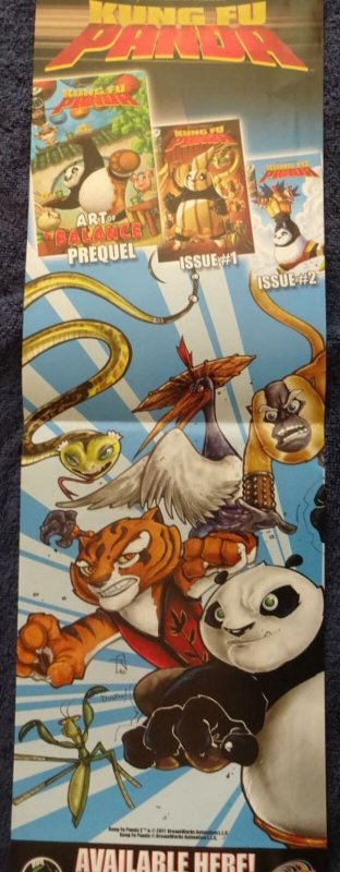 RICHIE RICH KUNG FU PANDA  Promo Poster, 7 x 21,  2011 APE Unused 549