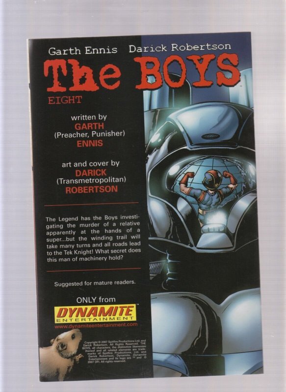 The Boys #7 - Darick Cover (9/9.2) 2007