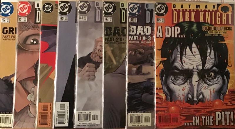 BATMAN:LEGENDS OF THE DARK KNIGHT (DC) #145-152**8 BOOK LOT AWESOME CONDITION 