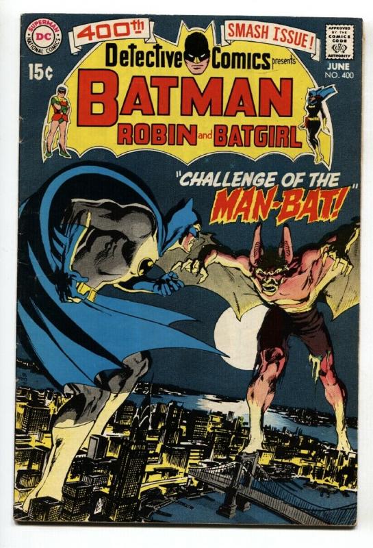 Detective  #400 comic book 1st MAN-BAT Neal Adams Batman DC