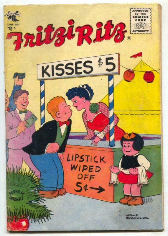 Fritzi Ritz Comics #43 1956- PEANUTS VG 