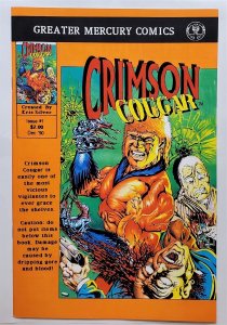 Crimson Cougar #1 (Dec 1990, Greater Mercury) 8.5 VF+  