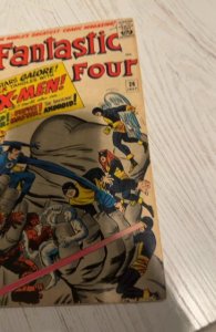 Fantastic Four #28 (1964)ff vs classic X-men see description