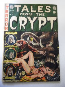 Tales from the Crypt #32 GD Cond moisture damage centerfold detached at 1 staple
