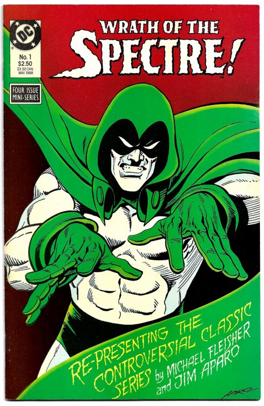 WRATH OF THE SPECTRE #1, 2, 3, 4 (May-Aug1988) 9.0 VF/NM Complete Mini-Series!