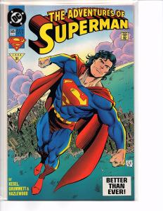Dc Comics Adventures of Superman #505 Collectors Set Superman Return Holographic
