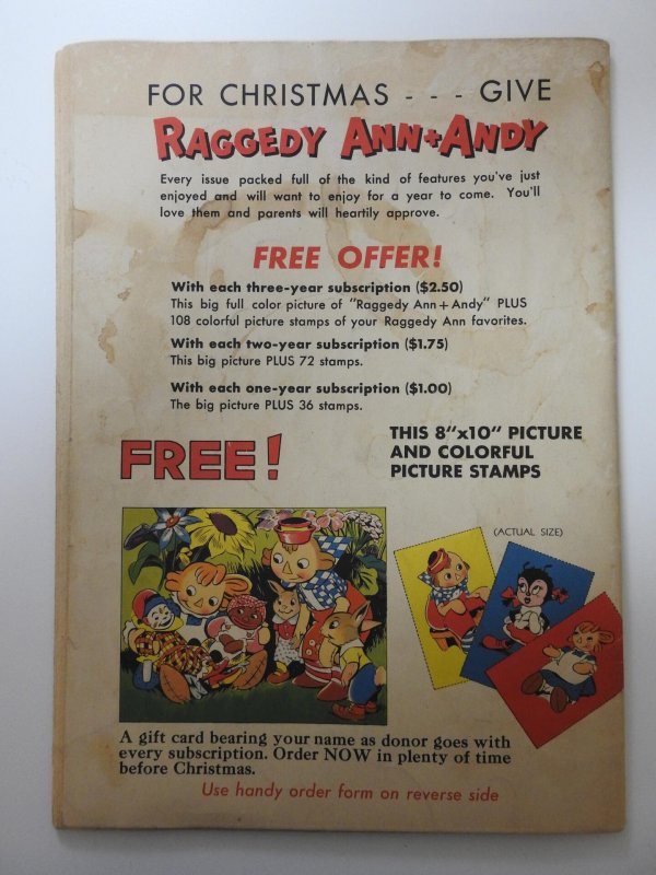 Raggedy Ann and Andy #7 (1946) Solid VG Condition! HTF Book!!