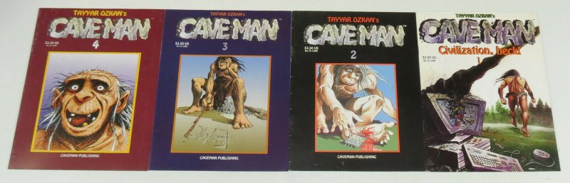 Tayyar Ozkan's Caveman #1-4 FN complete series - magazine size comics set lot