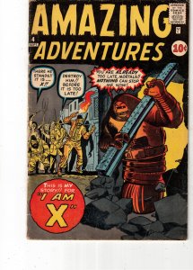 Amazing Adventures #4 (1961)Mid-Grade FN Jack Kirby, Steve Ditko Wow! Boca CERT