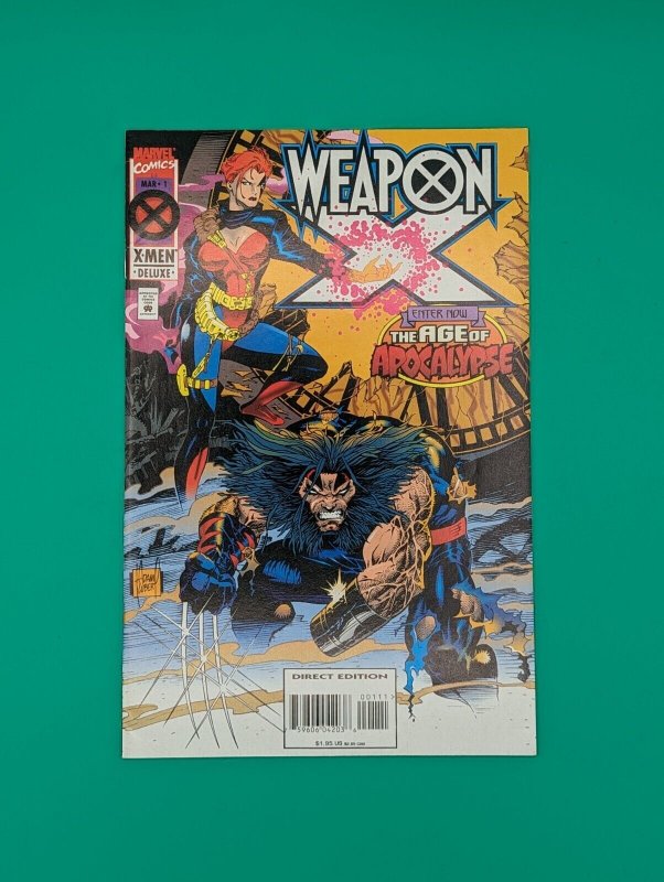 Weapon X #1 (1995) X-Men Deluxe - VF - We Combine Shipping ??