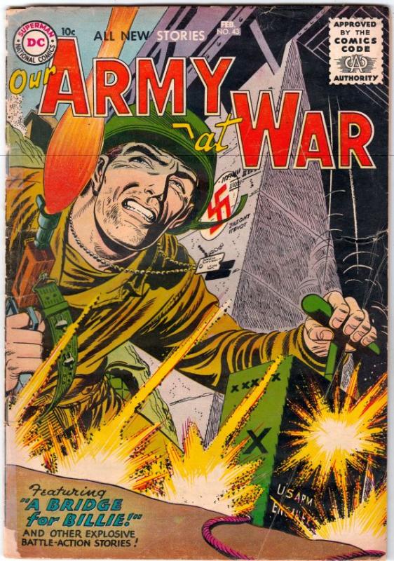 Our Army At War #43 (Feb-56) VG+ Affordable-Grade 