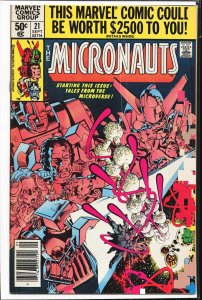 Micronauts #21 (1980) Micronauts