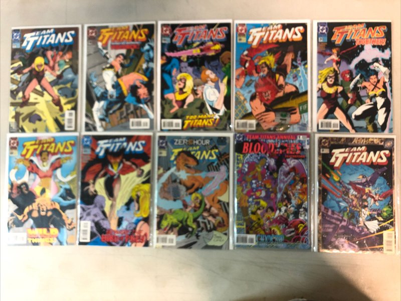 Team Titans (1992) #1 5 Variant Stories +2-24 + Annuals 1,2 (VF/NM)Set DC Comics
