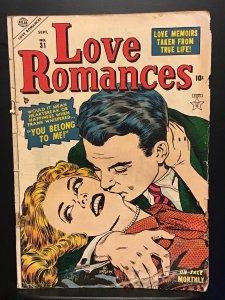 Love Romances #31 (1953) Good 2.0