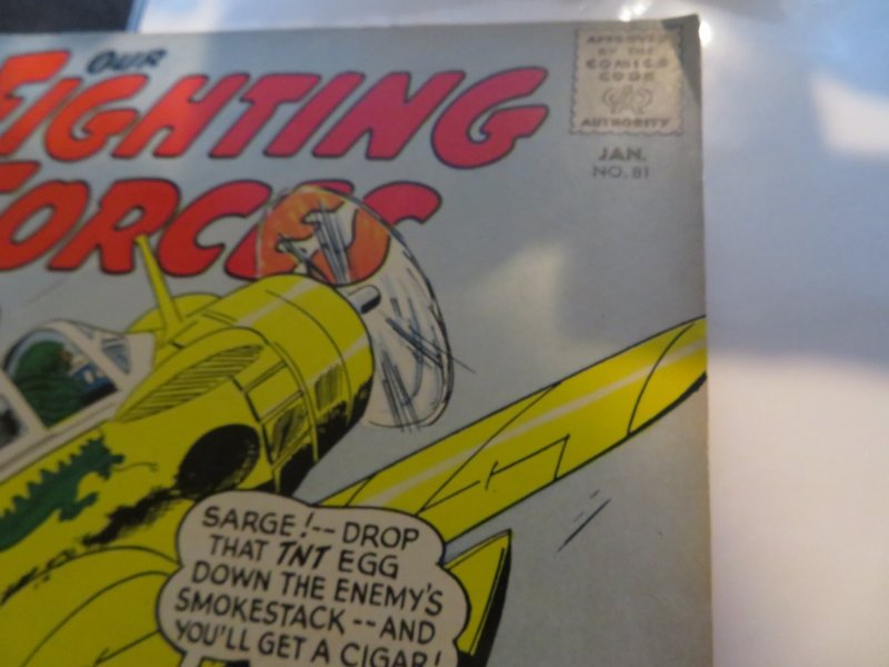 Our Fighting Forces #81 VG+ 4.5 Comic Book (1964)