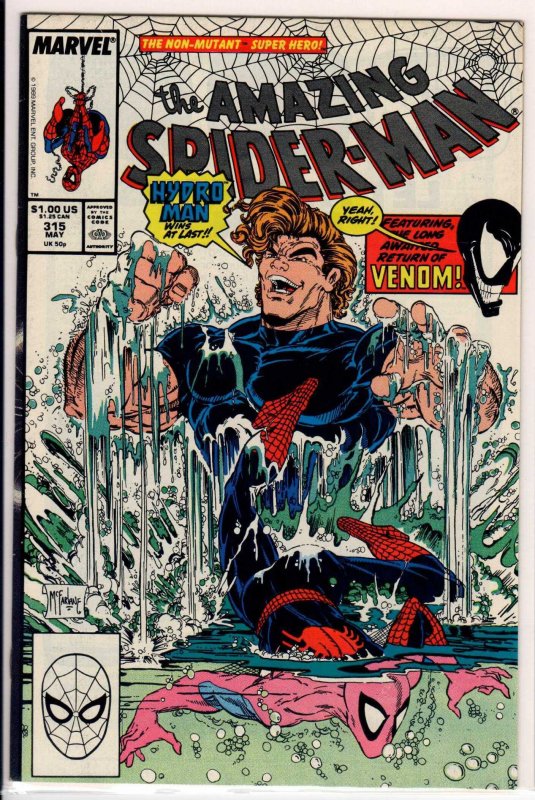 The Amazing Spider-Man #315 Direct Edition (1989) 8.5 VF+