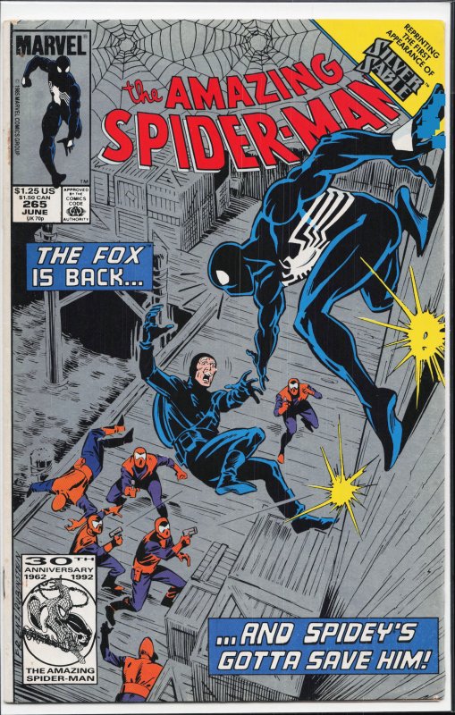 The Amazing Spider-Man #265 Second Print Cover (1985) Spider-Man [Key Issue]