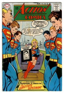 Action Comics #366 1968 Superman-Justice League App-Neal Adams Supergirl Cover 