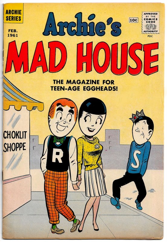 ARCHIE'S MAD HOUSE #10 ( Feb 1961) 6.0 FN  Rapid-Fire Jokes and Satires