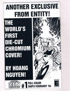 Zen Intergalactic Ninja #0 NM Entity Comics Comic Book 1994 DE28