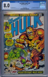 INCREDIBLE HULK #169 CGC 8.0 1ST BI-BEAST HARPY M.O.D.O.K. HERB TRIMPE 