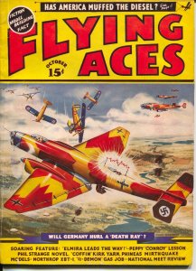 Flying Aces 10/1938-August Schomburg-pulp thrills-Al McWilliams-FN