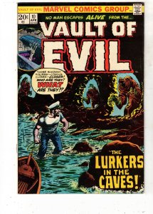Vault of Evil #10 1974 FN/VF PRICE DROP! Bronze Horror Jim Mooney Art Wow!