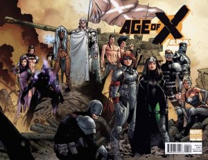 AGE OF X ALPHA #1 OLIVIER COIPEL 1:20 VARIANT MARVEL NM.