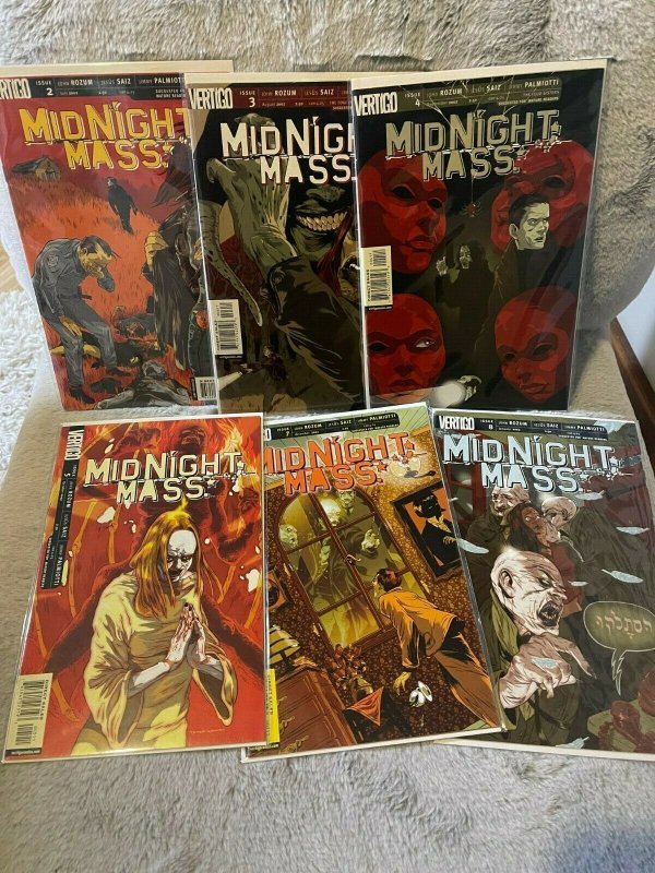 Lot of 6 Books MIDNIGHT MASS VERTIGO Comics # 2 3 4 5 7 8 