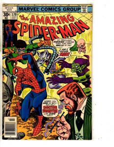 Amazing Spider-Man # 170 FN Marvel Comic Book Green Goblin Vulture Mary J JG9