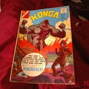 KONGA #22 Charlton comics 1965 Montes & Bache art silver age scifi horror