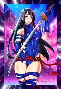 Psylocke Xmen 97 #01 Animation Variant Homage Tribute Betsy Braddock CosPlay 18+