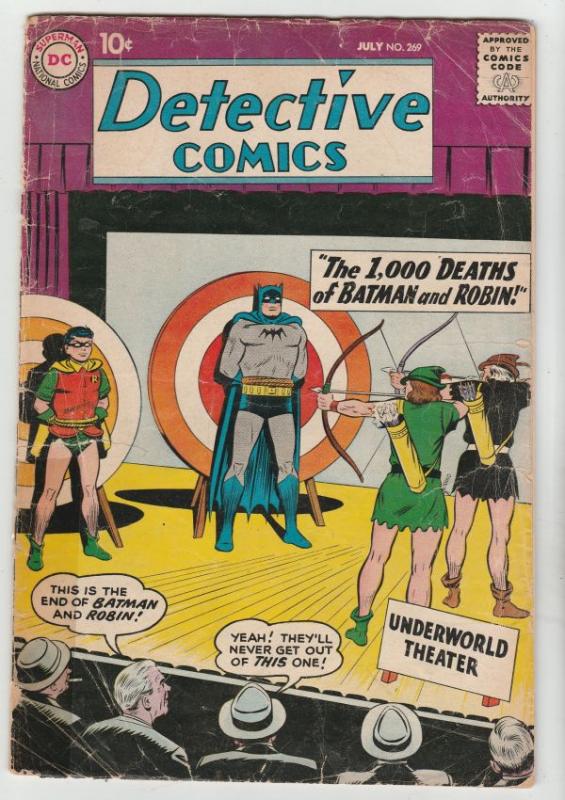 Detective Comics #269 (Jul-59) GD+ Affordable-Grade Batman