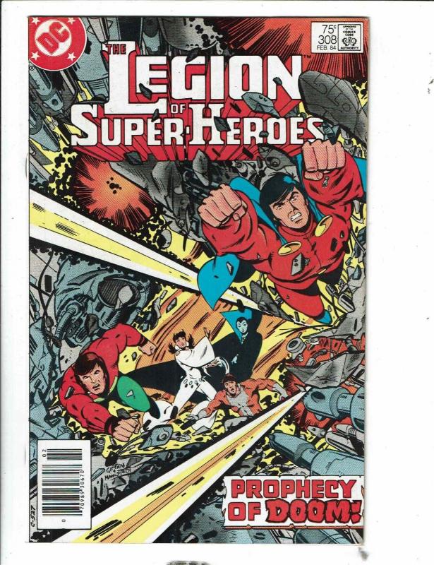 10 Legion Of Super-Heroes Comics 299 301 302 303 304 305 306 307 308 ANNUA 2 RJ6