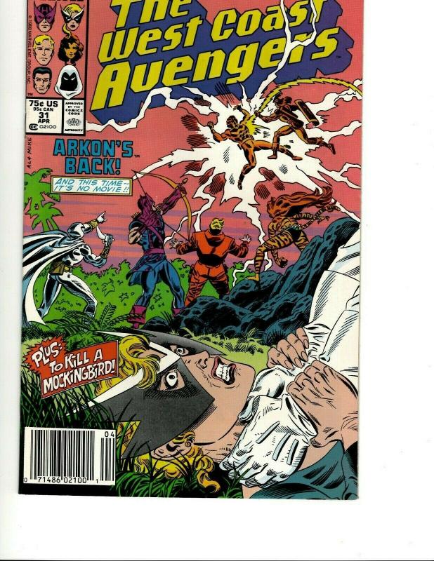 11 Marvel Comics West Coast Avengers # 24 26 27 28 29 30 31 33 35 36 38 WS13