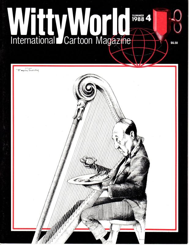 WittyWorld- International Cartoon Magazine Summer 1988 #4 La Palme Milton Caniff