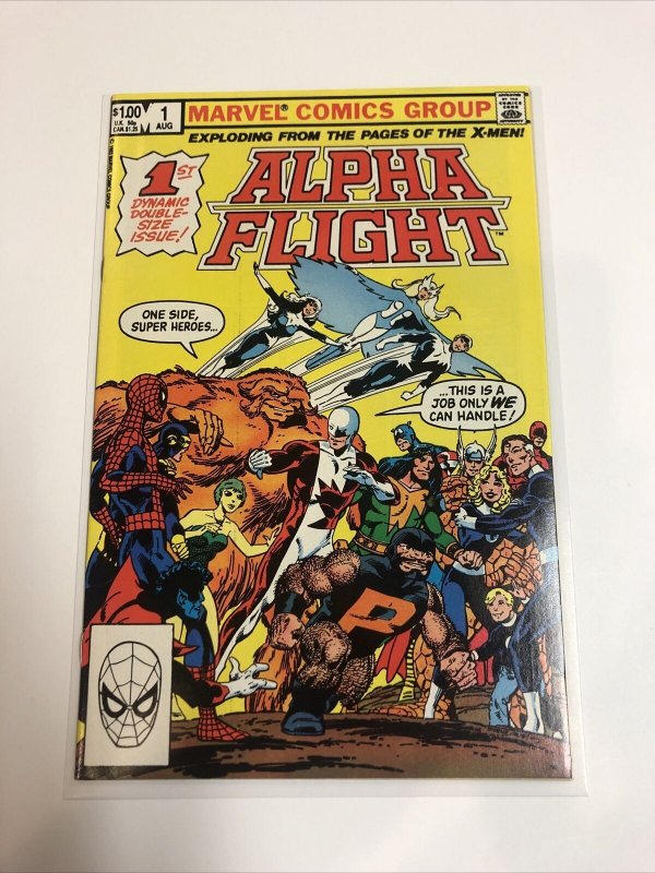 Alpha Flight (1983) # 1 (VF/NM)  | 1st App Puck , Marrina , Wild Child