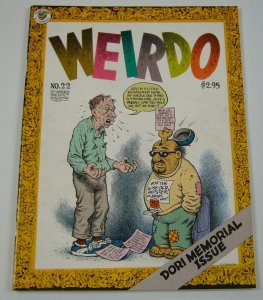 Weirdo #22 VF (1st) print - robert crumb - dori seda - aline kominsky - deitch 