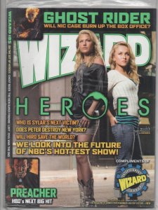 WIZARD Magazine #185, NM, Heroes Preacher Ghost Rider Sealed, 2007