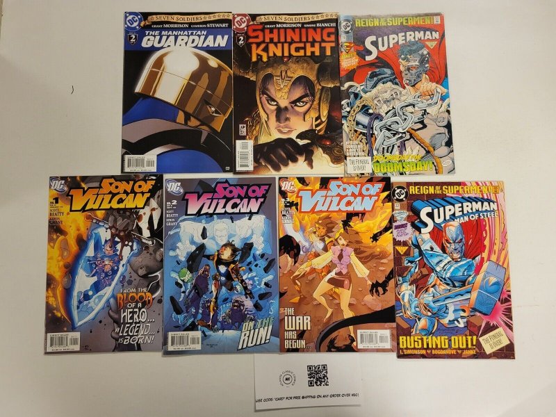 7 Comics #1 2 3 Son Vulcan #2 Guardian #22 78 Superman #2 Shining Knight 45 TJ28