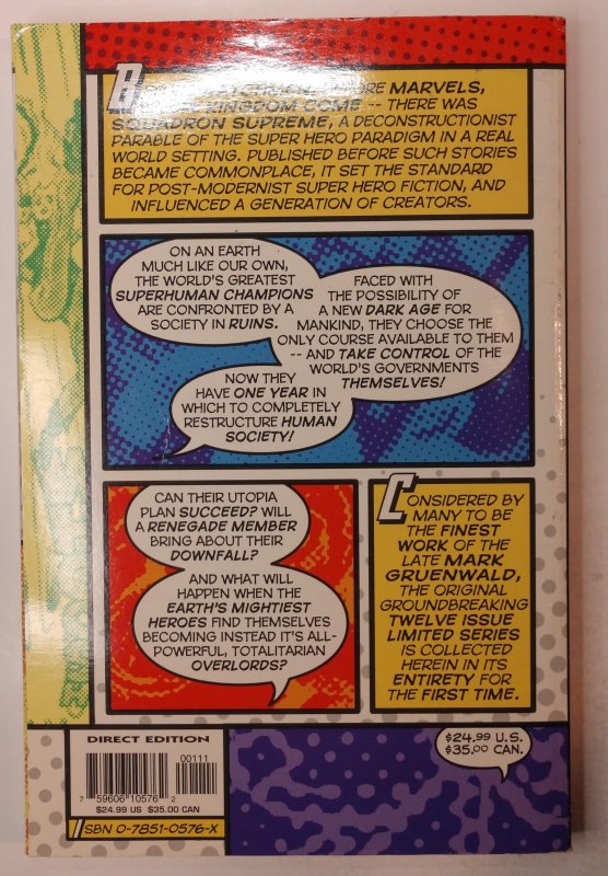 Squadron Supreme by Mark Gruenwald Omnibus (8.5, 2010)