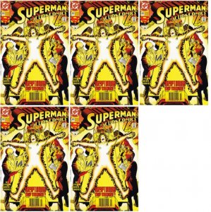 Action Comics #693 Newsstand Cover DC Comics - 5 Comics